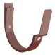 Lindab Steel Gutter 70mm Flex-Fit Fascia Bracket - 100mm Dark Red