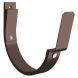 Lindab Steel Gutter 70mm Flex-Fit Fascia Bracket - 125mm Coffee Brown