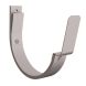 Lindab Steel Gutter 70mm Flex-Fit Fascia Bracket - 190mm Silver Metallic