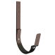 Lindab Steel Gutter 210mm Flex-Fit Rafter Bracket - 125mm Coffee Brown