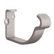 Lindab Steel Gutter Fascia Bracket - 125mm Silver Metallic
