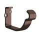 Lindab Steel Gutter Fascia Bracket - 150mm Coffee Brown
