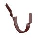 Lindab Steel Gutter Side Fix Rafter Bracket - 125mm Dark Red