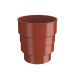 Lindab Steel Drain Connector - Tile Red