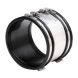 Drainage Flexible Coupling Straight with Metal Wrapped Body - 105mm - 122mm