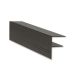 Exitex Aluminium F Section - 35mm x 4mtr Brown