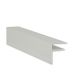 Exitex Aluminium F Section - 16mm x 3mtr White