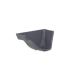 Cast Iron Ogee Gutter Left Hand Internal Stopend - 125mm Primed