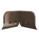 Lindab Steel Gutter Corner Overflow Protector - Brown