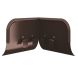 Lindab Steel Gutter Corner Overflow Protector - Coffee Brown