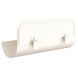 Lindab Steel Gutter Straight Overflow Protector - 125mm Antique White