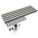 Galeco PVC Half Round Gutter Kit Black - 150mm
