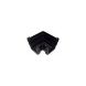FloPlast Ogee Gutter External Angle - 90 Degree x 110mm x 80mm Black
