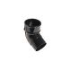FloPlast Round Downpipe Offset Bend - 112.5 Degree x 68mm Black