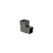 FloPlast Square Downpipe Bend - 92.5 Degree x 65mm Anthracite Grey
