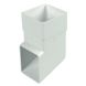 FloPlast Square Downpipe Shoe - 65mm White