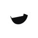 FloPlast Half Round Gutter Internal Stopend - 112mm Black