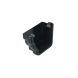 FloPlast Ogee Gutter External Stopend Left Hand - 110mm x 80mm Black