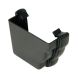 FloPlast Cast Iron Effect Ogee Gutter External Stopend Left Hand - 110mm x 80mm