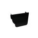FloPlast Ogee Gutter Internal Stopend Right Hand - 110mm x 80mm Black