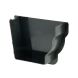 FloPlast Cast Iron Effect Ogee Gutter Internal Stopend Right Hand - 110mm x 80mm