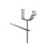 Lindab Steel Gutter Rise & Fall Bracket - 100mm Silver Metallic