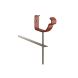 Lindab Steel Gutter Rise & Fall Bracket - 100mm Tile Red