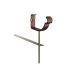 Lindab Steel Gutter Rise & Fall Bracket - 150mm Coffee Brown