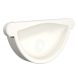 Lindab Steel Gutter Self-Locking Stop End - 150mm Antique White