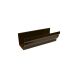 FloPlast Ogee Gutter - 110mm x 80mm x 4mtr Brown