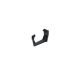 FloPlast Square Gutter Fascia Bracket - 114mm Black