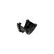 FloPlast PVC Half Round to PVC Ogee Right Hand Gutter Adaptor - Black