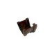 FloPlast PVC Half Round to PVC Ogee Left Hand Gutter Adaptor - Brown