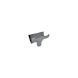 FloPlast Deepflow/ Hi-Cap Gutter Running Outlet - 115mm x 75mm Grey