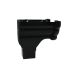 FloPlast Ogee Gutter Stopend Outlet Left Hand - 110mm x 80mm Black