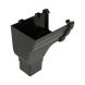 FloPlast Cast Iron Effect Ogee Gutter Stopend Outlet Left Hand - 110mm x 80mm