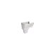 FloPlast Ogee Gutter Stopend Outlet Left Hand - 110mm x 80mm White