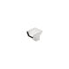 FloPlast Square Gutter Stopend Outlet - 114mm White