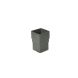 FloPlast Square Downpipe Socket - 65mm Anthracite Grey