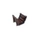 FloPlast Ogee Gutter Union Bracket - 110mm x 80mm Brown