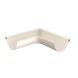 Lindab Steel Gutter External Angle 90 - 100mm Antique White