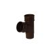FloPlast Round Downpipe Branch - 112 Degree x 68mm Brown