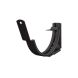 Lindab Steel Gutter Adjustable Fascia Bracket - 100mm Coffee Brown