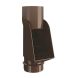 Lindab Steel Self Cleaning Leaf Trap - 100mm Brown