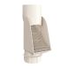 Lindab Steel Self Cleaning Leaf Trap - 100mm Antique White