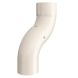 Lindab Steel One-Piece Downpipe Offset - 87mm Antique White