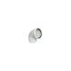 FloPlast Ring Seal Soil Bend Single Socket - 135 Degree x 110mm White