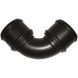 FloPlast Ring Seal Soil Bend Double Socket - 92.5 Degree x 110mm Cast Iron Effect