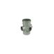 FloPlast Ring Seal Soil Boss Pipe Single Socket - 110mm Grey