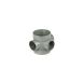 FloPlast Solvent Weld Soil Short Boss Pipe - 110mm Grey